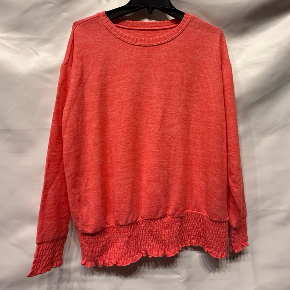 Torrid Super Soft Plush sweater in coral pink. Size 00